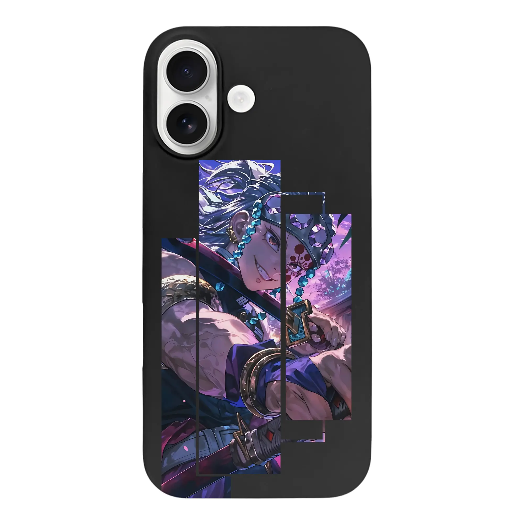 鬼滅の刃 グッズ,宇髄 天元 - iPhone 17 シリーズ シリコンケース 薄型 耐衝撃 指紋防止 ソフトタッチカバー 精密フィット 傷防止 保護ケース iPhone 17/17 Air/17 Pro/17 Pro Max 対応